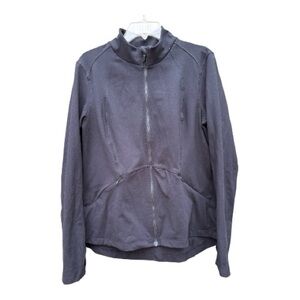 Spyder Athletic Women's Black Full-Zip Track Jacket size XL